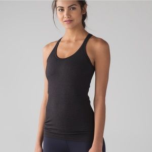 lululemon Ebb to Street tank gray size 8